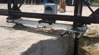 Купить сваи для ворот в Нерюнгри. Заказать ворота на сваях под ключ от 21811 руб